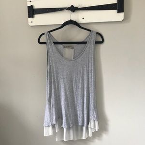finn&clover - Open-Back Grey Tank (Medium)